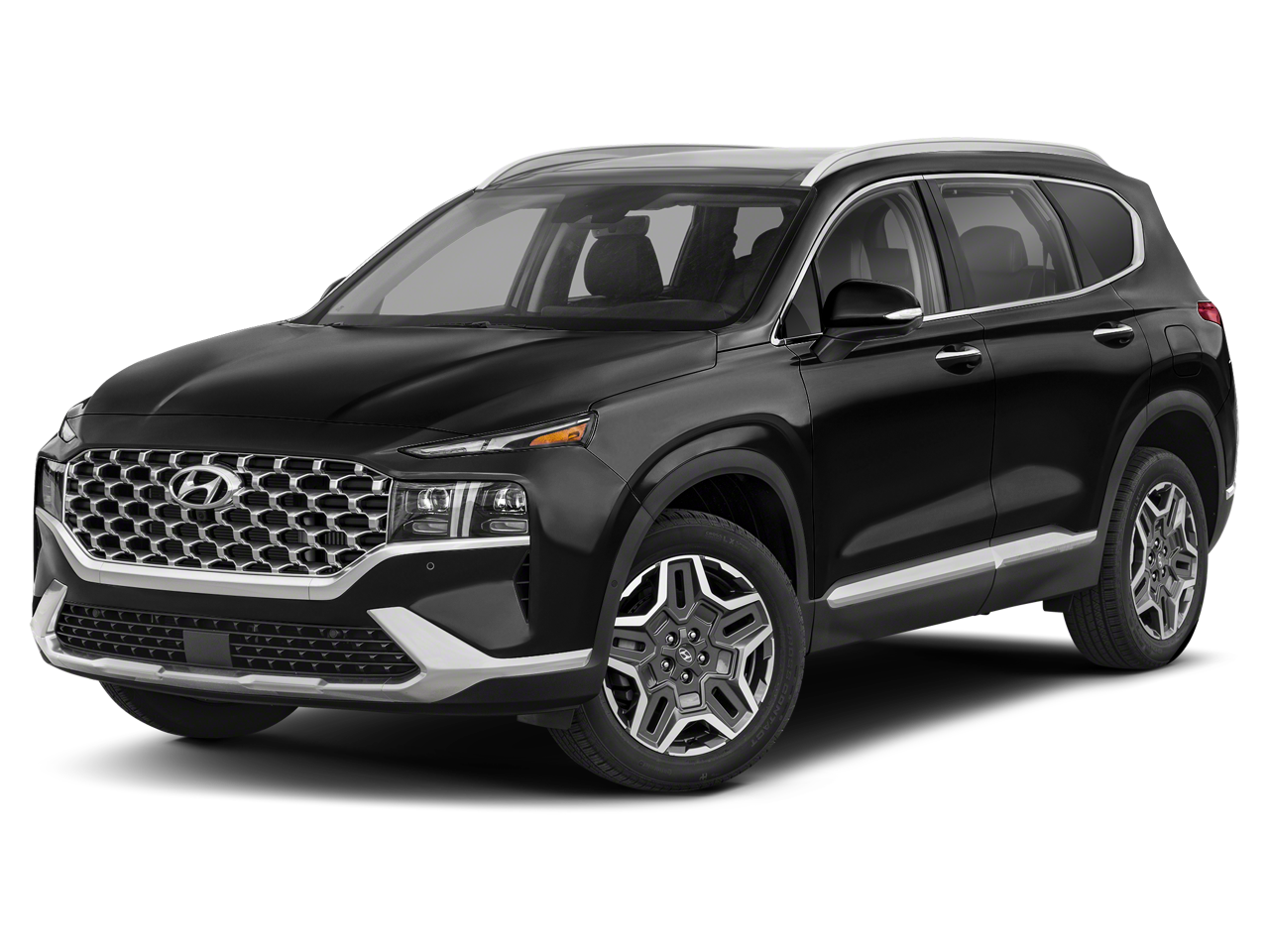 2023 Hyundai SANTA FE Limited in Twilight Black — front three-quarter view
