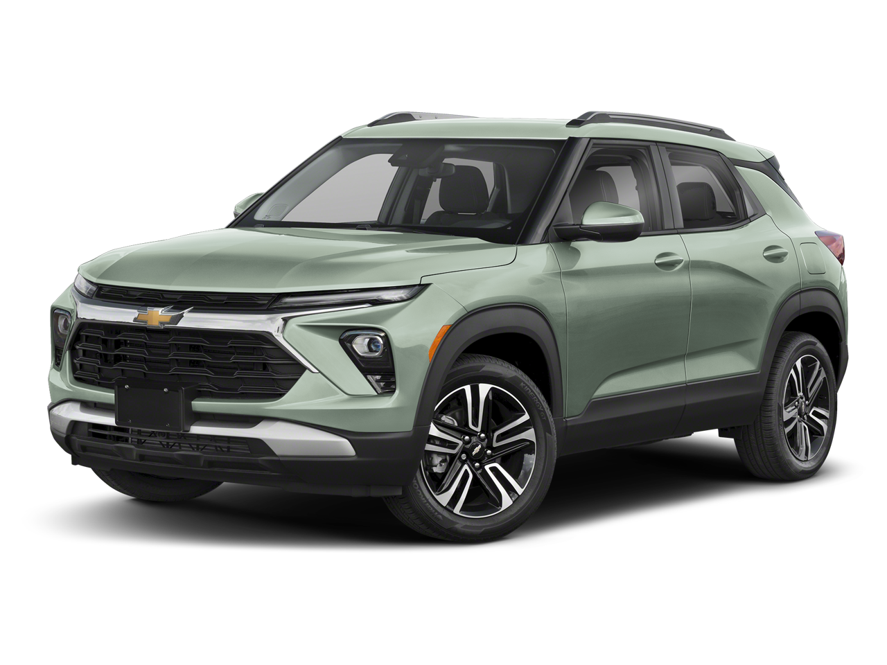 2025 Chevrolet TrailBlazer LT in Cacti Green — front three-quarter view