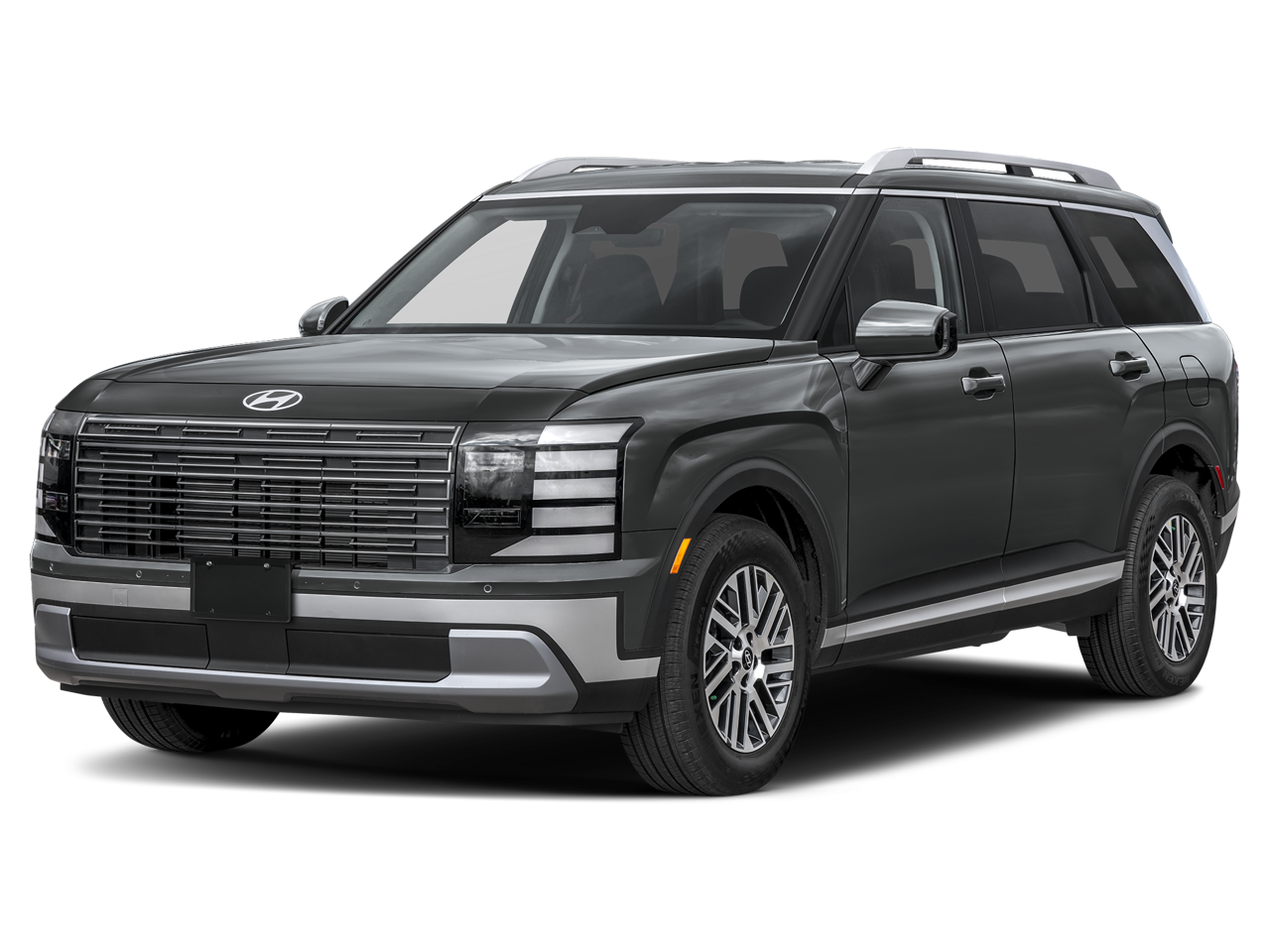2026 Hyundai PALISADE SEL 7P in Ecotronic Gray Pearl — front three-quarter view