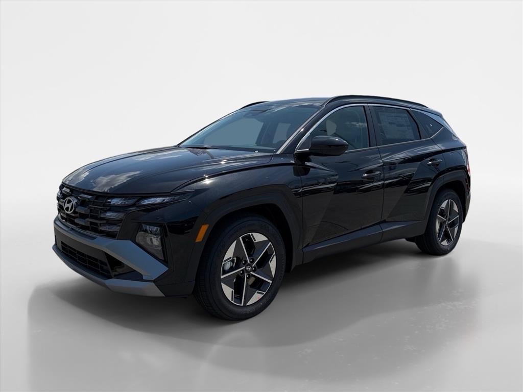 2026 Hyundai TUCSON SEL in Phantom Black — front three-quarter view