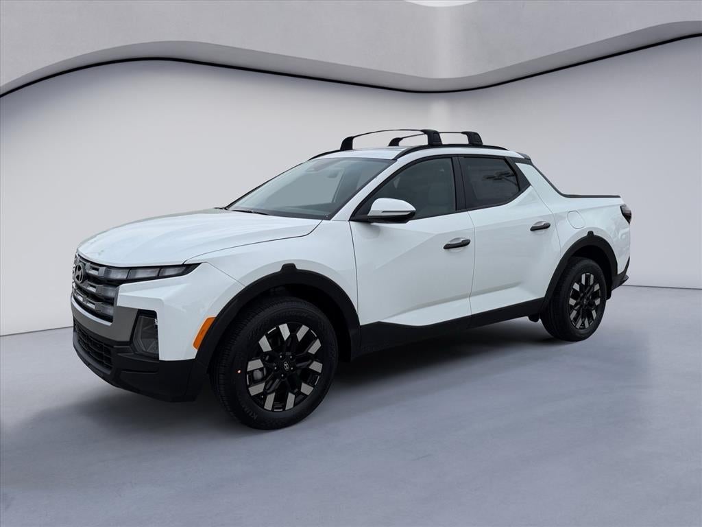 2026 Hyundai SANTA CRUZ SEL Activity in Atlas White — front three-quarter view