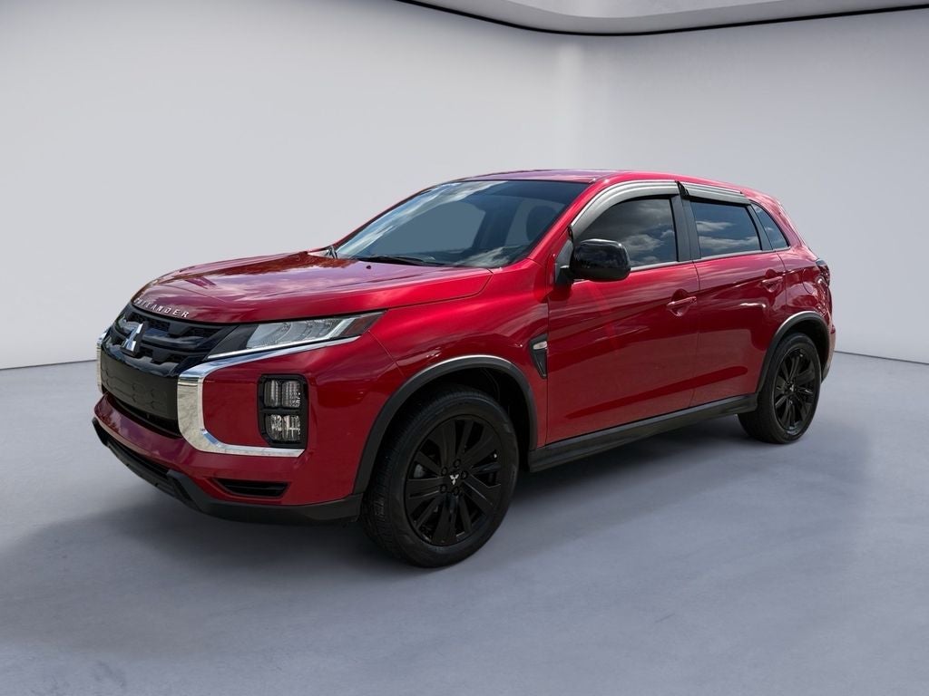 2023 Mitsubishi Outlander Sport LE in Red Diamond — front three-quarter view