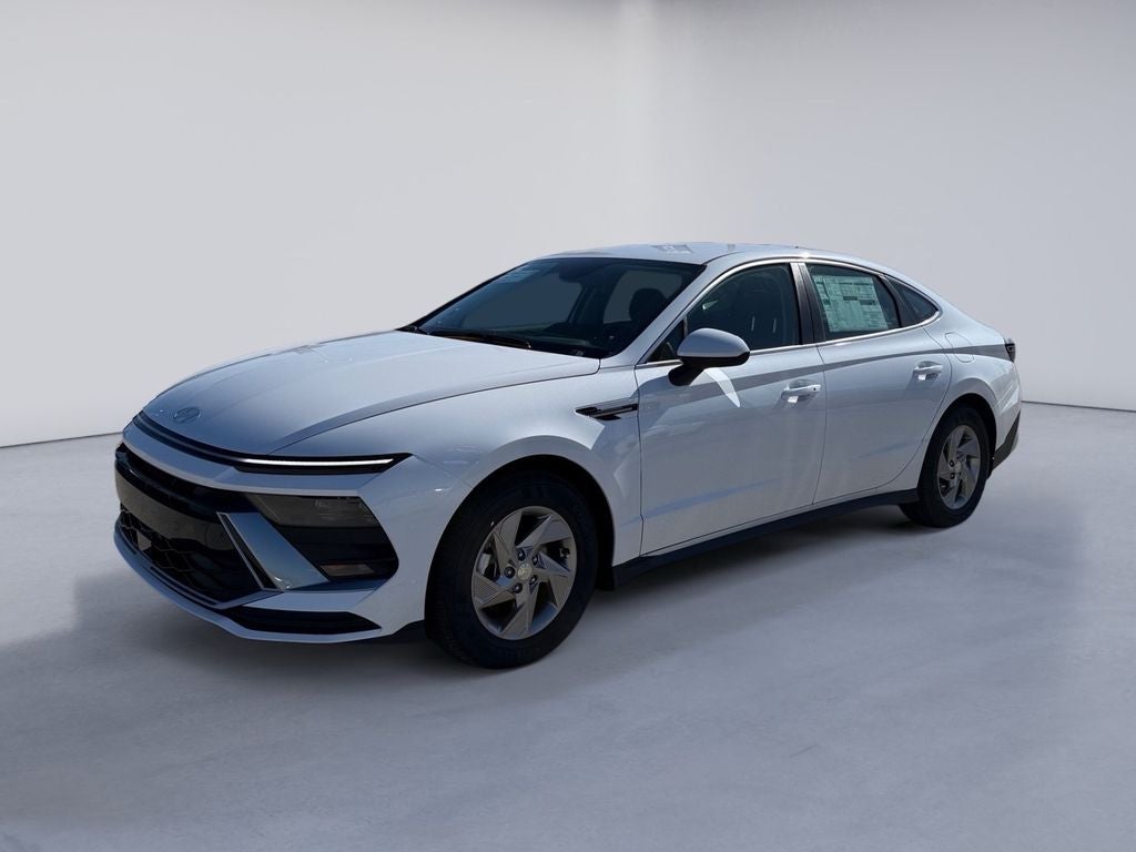 2026 Hyundai SONATA SE in Serenity White — front three-quarter view