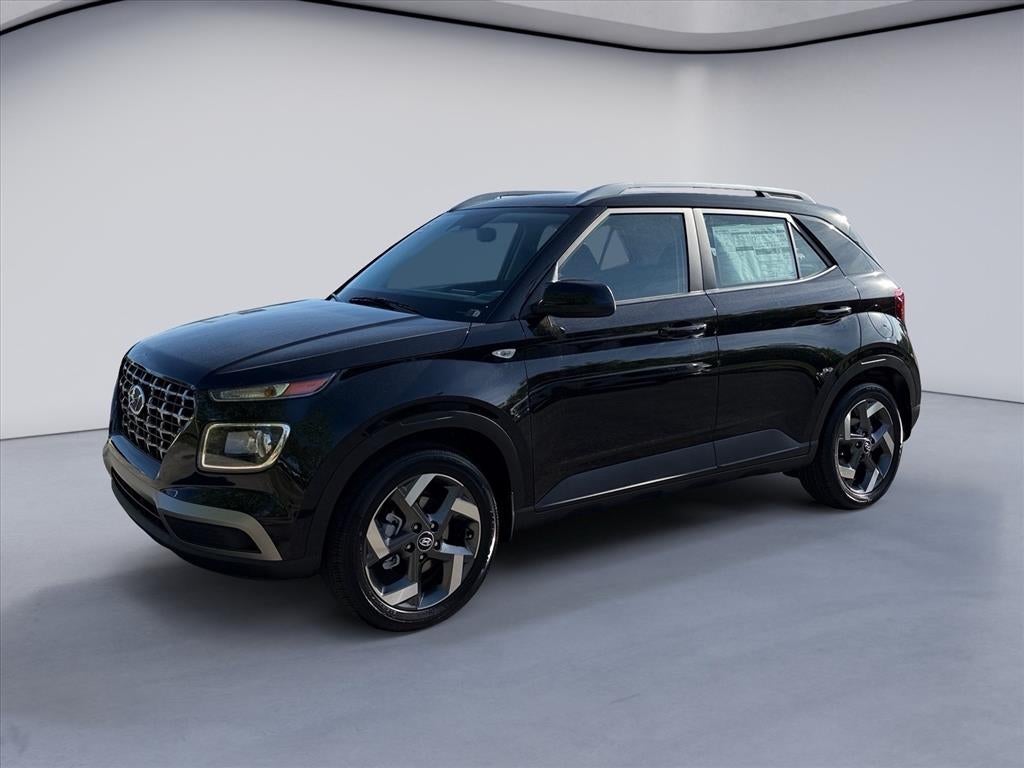 2026 Hyundai VENUE SEL in Onyx Black — front three-quarter view