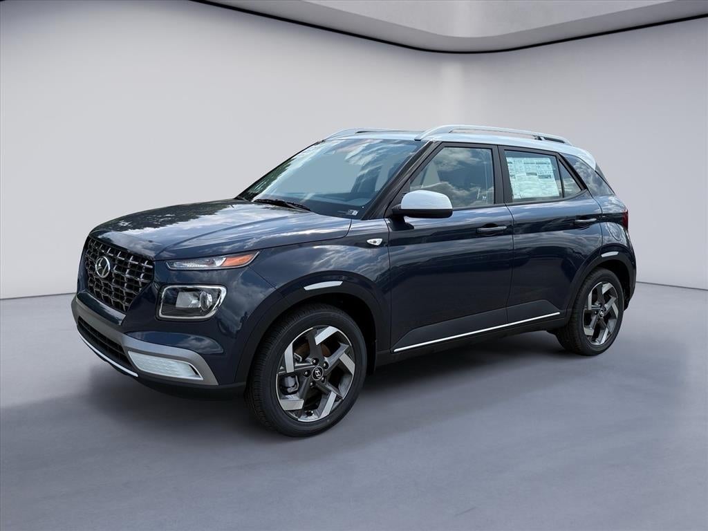 2026 Hyundai VENUE SEL in Denim W/White Roof — front three-quarter view